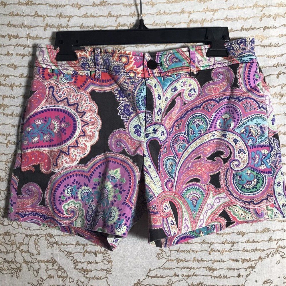 Paisley Print Women's Shorts